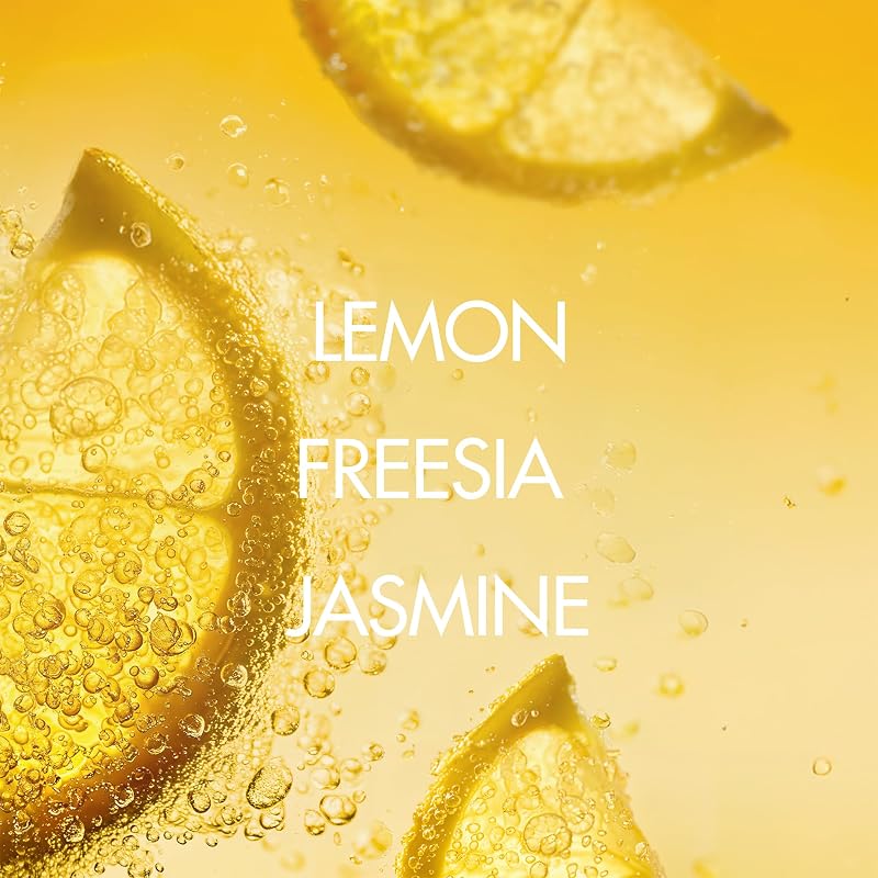 Eau Vitaminée Impulsion Citron Eau de Toilette, rinfrescante profumo di agrumi con limone, fresia e gelsomino, spray corpo leggero da donna, spray corpo a lunga durata con muschio bianco, 100