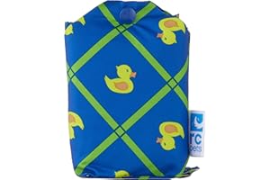 RC Pet Products Packable Dog Rain Poncho, Rubber Ducky, X-Large