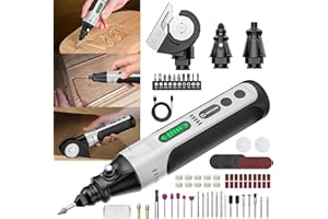 CERYCOSE Mini Cordless Rotary Tool Kit, 3 in 1 Multi-Purpose with Electric Scissors, Screwdriver, USB Charging 4V Rotary Tool for Sanding, Polishing, Drilling, Engraving, Cutting Fabric, DIY Crafts, 88Pcs Set