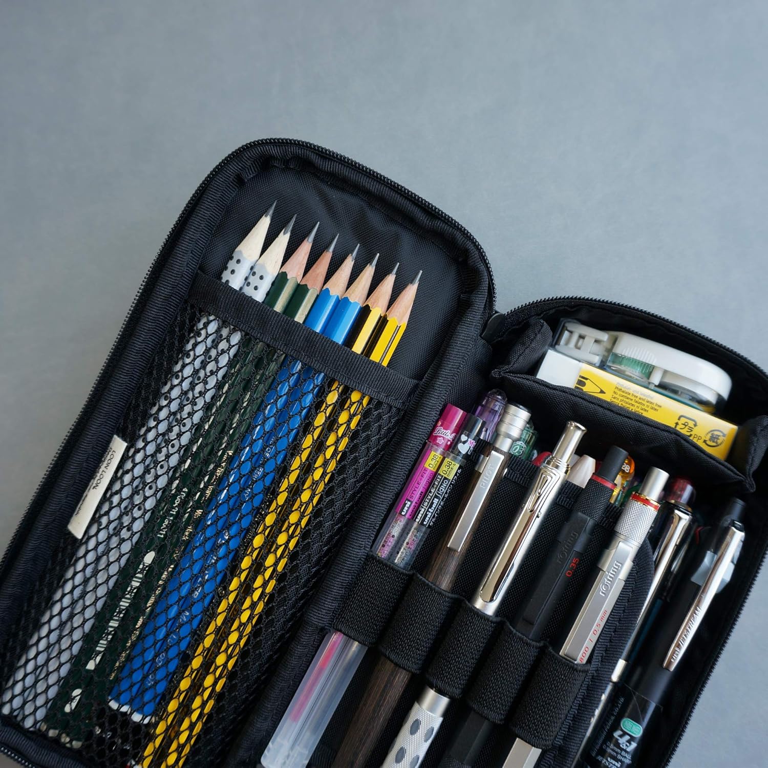 Amazon Loonloon 667 メロウ ペンケース サンドピンク 大容量 おしゃれ 二階建て 多機能 かわいい ペンケース 文房具 オフィス用品