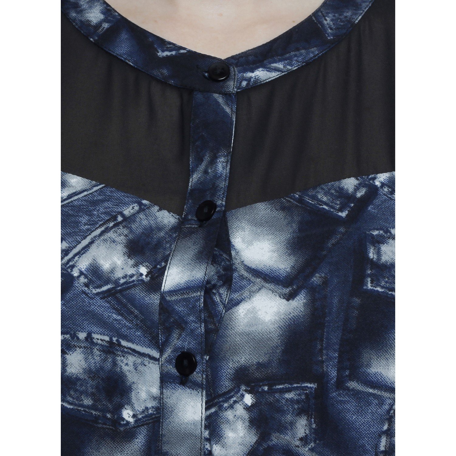 trendsnu printed black and blue women's jumpsuit_(tnu0062b)