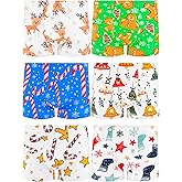 BliBliTaTa Boys' Underwear,Soft Cotton Tagless Panties for Toddlers' & Little Kids' Comfort,Breathable Boxer Briefs,6-Pack