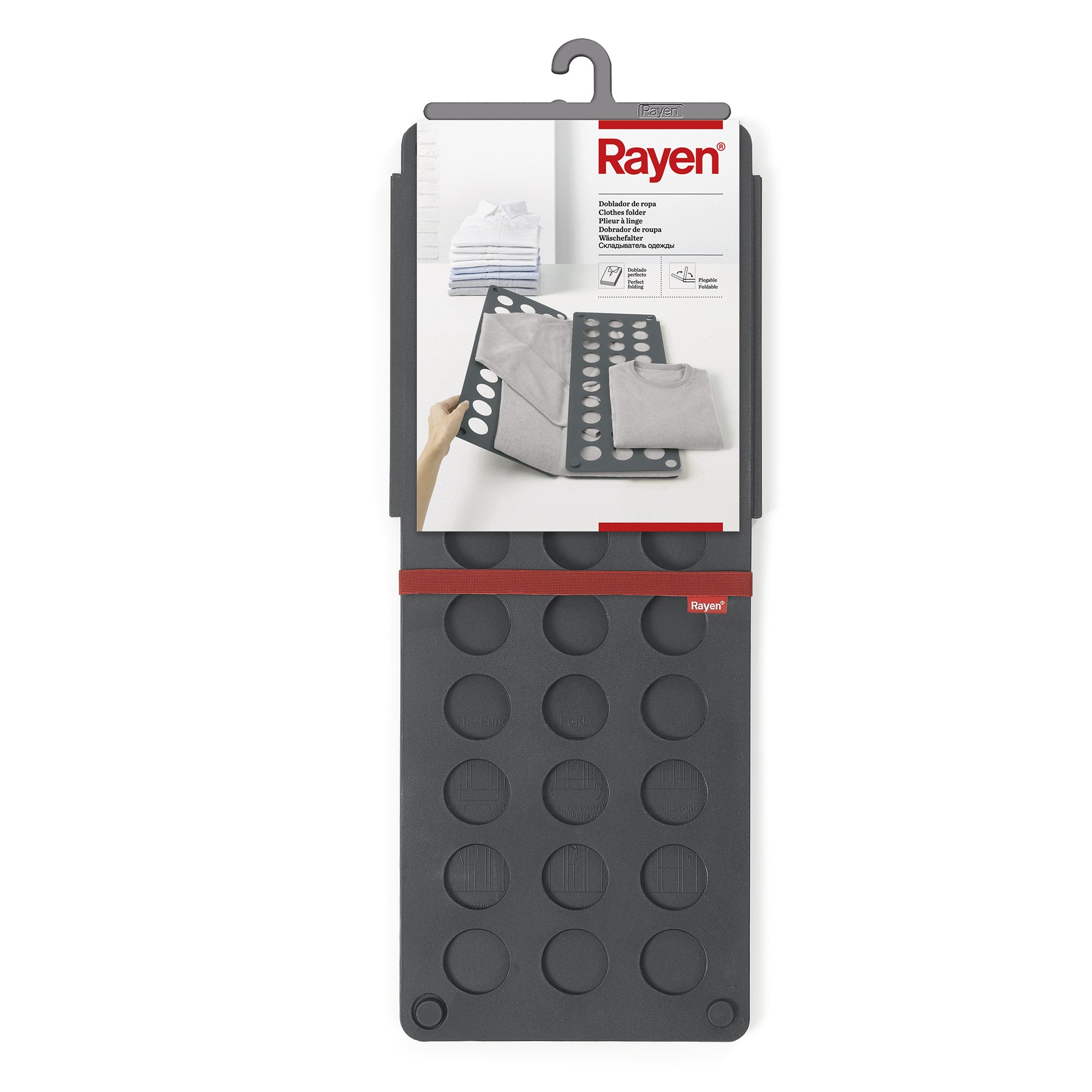 Rayen Clothes Bender | Foldable | Easy Storage | Dimensions: 70 x 59 cm, Polypropylene, Grey