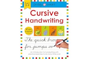 Cursive Handwriting (Wipe Clean Workbook): Ages 5-7; Wipe-Clean With Pen