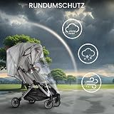 Bemece Universal Rain Cover for Pushchair Pram Breathable Transparent view 2