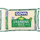 Goya Thai Jasmine Rice 5 lbs, Long Grain, Light, Latin Dishes, Bowls, Sides | Long Grain, Light and Fluffy, For Latin Dishes, Bowls and Sides, Pantry Staple, Wholesome Everyday Snack, Everyday Treat