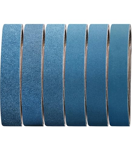 2x28 Inch Sanding Belt Assortment 10 Pack - Silicon Carbide Grits 120 To 1000 For Metal & Sharpening - View #4