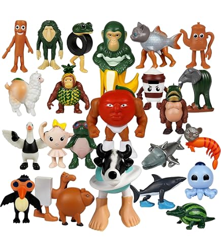 Amazon.com: HANJIEJIE 24Pcs Steal a Brainrot Toys Action Figure