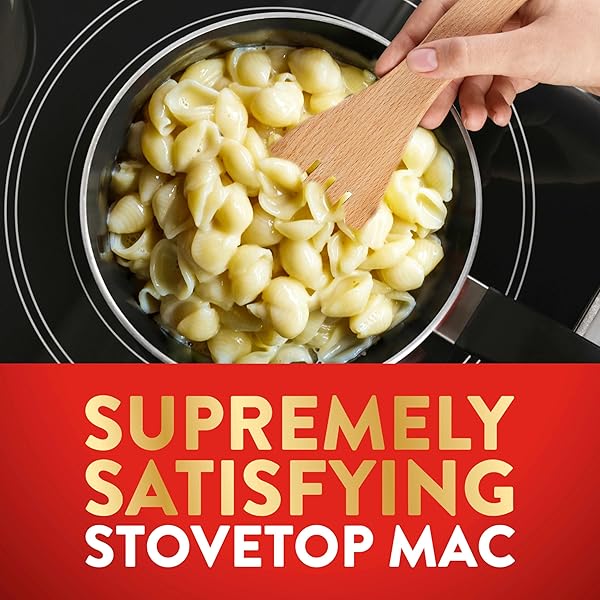 STOUFFER’S SUPREME SHELLS, THREE CHEESE, STOVETOP MAC & CHEESE