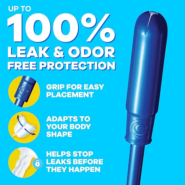 TAMPAX PEARL TAMPONS, WITH LEAKGUARD BRAID, REGULAR ABSORBENCY, UNSCENTED, 36 COUNT