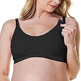 Bravado Designs Nursing Bra Full Coverage Wireless Scoop Neck Comfort Maternity Bra