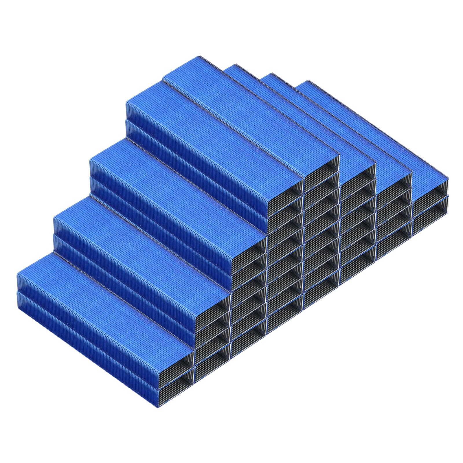 PATIKIL Staples for Stapler, 8 Pack(1000Pcs Per Pack) 26/6 Standard 1/4 Inch Length Staples Jam Free for Home Office Supplies, Blue