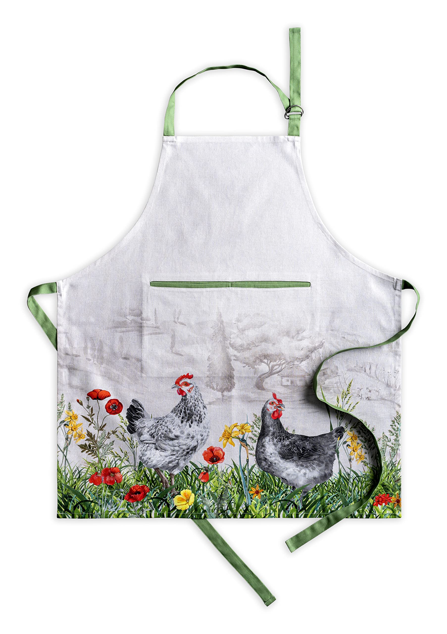 Maison d' Hermine 100% Cotton 1-Piece Kitchen Apron for women with Pocket Chef Apron and Mothers Day Gifts — image 1
