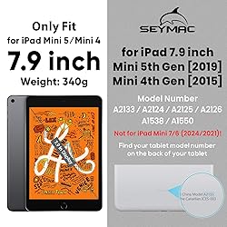 SEYMAC for iPad Mini 5/ Mini 4 Case 7.9