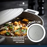 MasterClass Cast Aluminium Casserole Dish Grey Ombre 28cm 5L Gift Boxed view 6