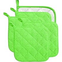 【BOK PLACE】Warm winter string crop padding Amazon.com: 5 Pack Terry Cloth Pot Holders for Kitchen Heat
