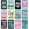 24 Pack Nurse Notebooks,Mini Nurse Pocket Notepads Nurse Appreciate Gifts Journal for Nursing Medical Students Graduation Office Work Retirement Classroom Present Supplies, 12 Styles (Fresh)