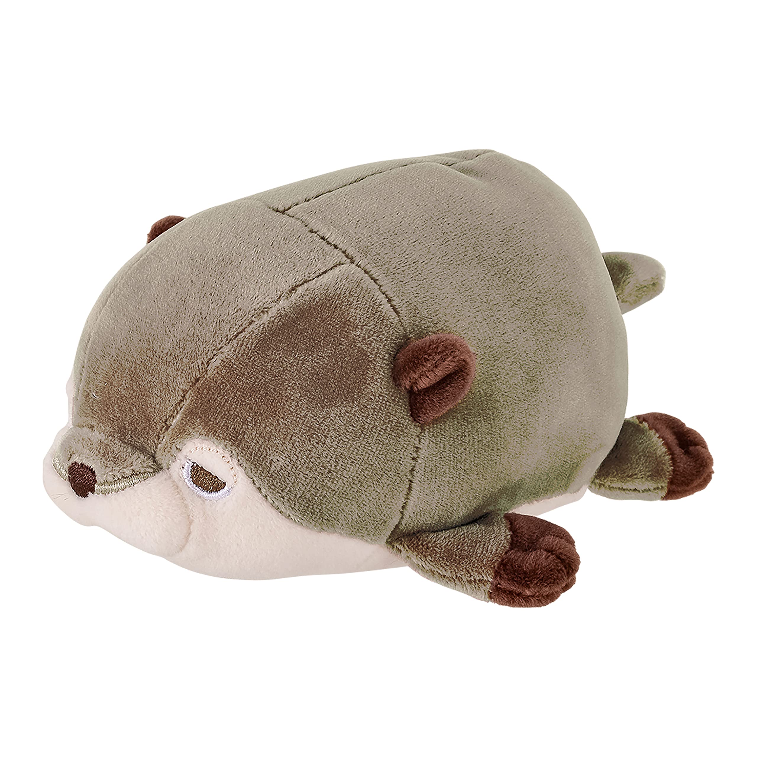 りぶはあと マスコット マシュマロアニマル カワウソのくるり(全長約11cm) ふわふわ もちもち 58219-33商品画像