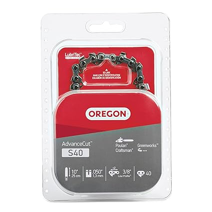 Oregon S40 Advancecut 10 Inch Chainsaw Chain Fits Craftsman Poulan Remington