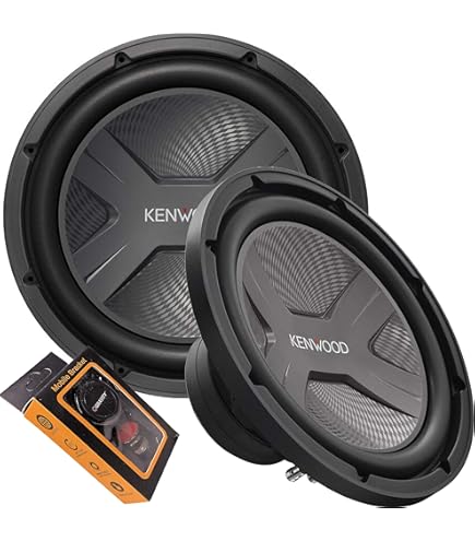 Amazon.com: Par de subwoofer Kenwood KFC-W3041 de 12 pulgadas, 4
