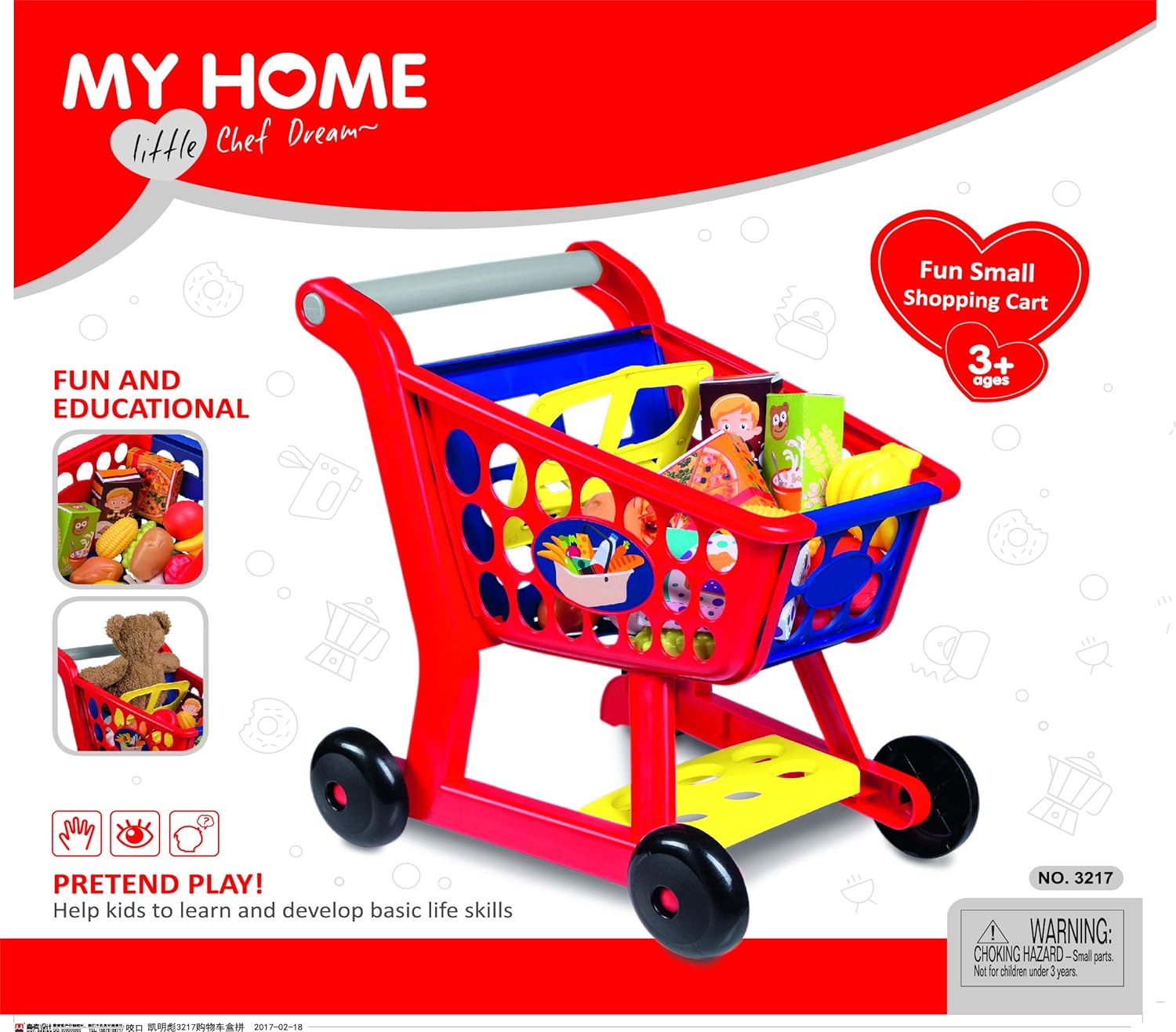 pretend and learn shopping cart