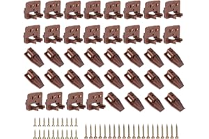 SEWEDER 20PCS Drawer Slide Track Guide Glide for Center Mount Drawer for Dressers and for Nightstand for Kenlin for Rite-Trak 1 Drawer Systems