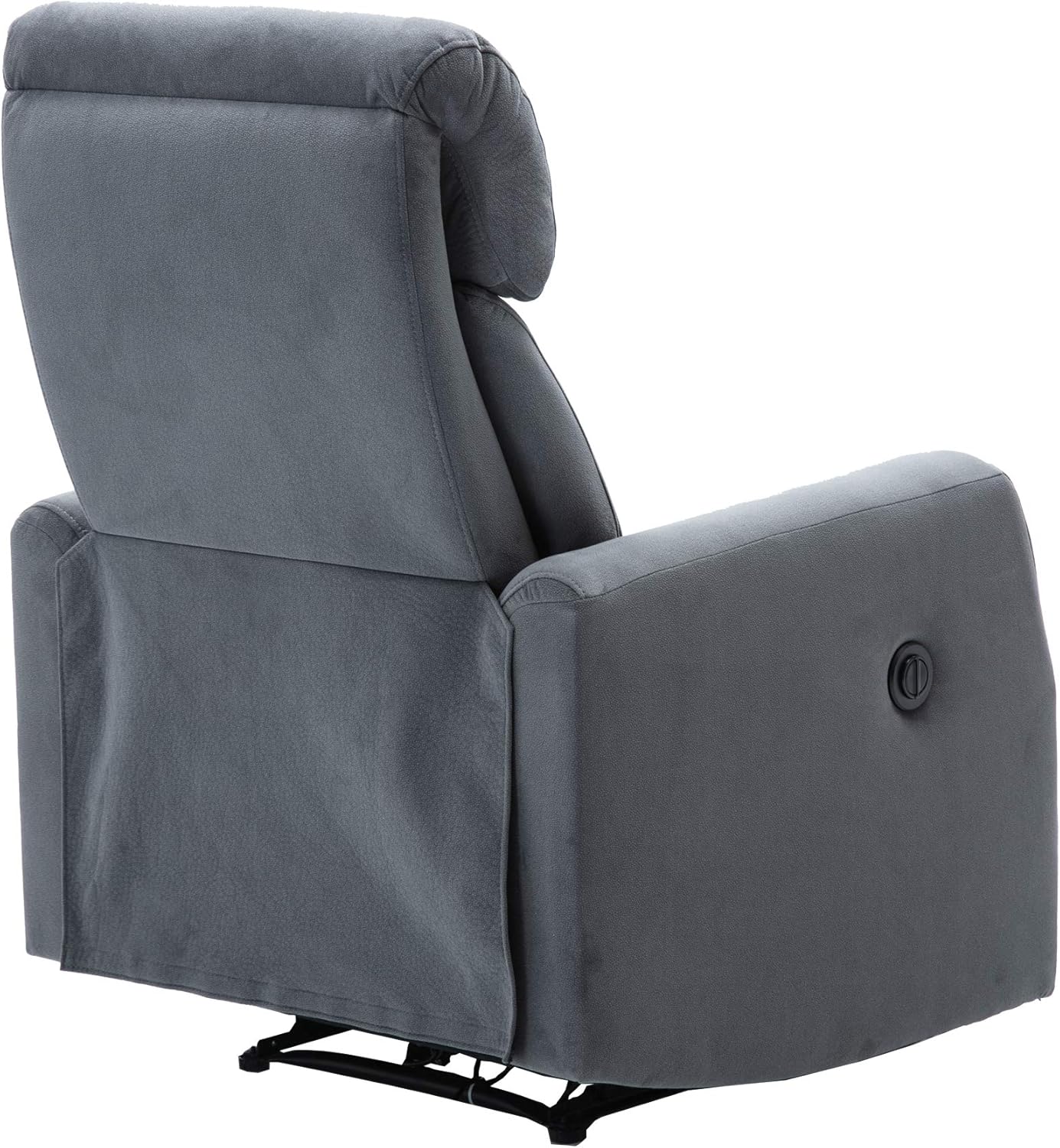 Merax Electric Recliner Chair Lazy Boy Sofa for Elderly, Office or Living Room, Blue-Gray: Furniture & Decor