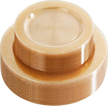 Piatti plastica dorati Piatti plastica dorati