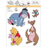 Disney Winnie The Pooh Decals - Set of 5 Pooh Bear Kanga Roo Eeyore Vinyl Stickers for Car Laptop Computer Kids Water Bottle Outdoor Waterproof