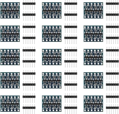 Haisheng 15x 3.3V to 5V 4-Channel Bi-Directional Logic Level Converter Module