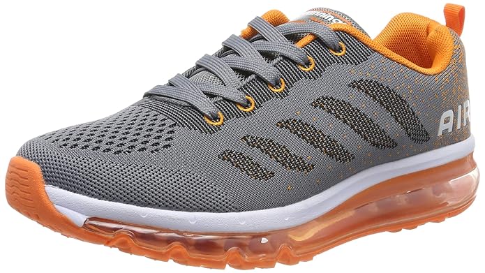 frysen Herren Damen Sportschuhe Laufschuhe mit Luftpolster Turnschuhe Profilsohle Sneakers Leichte Schuhe