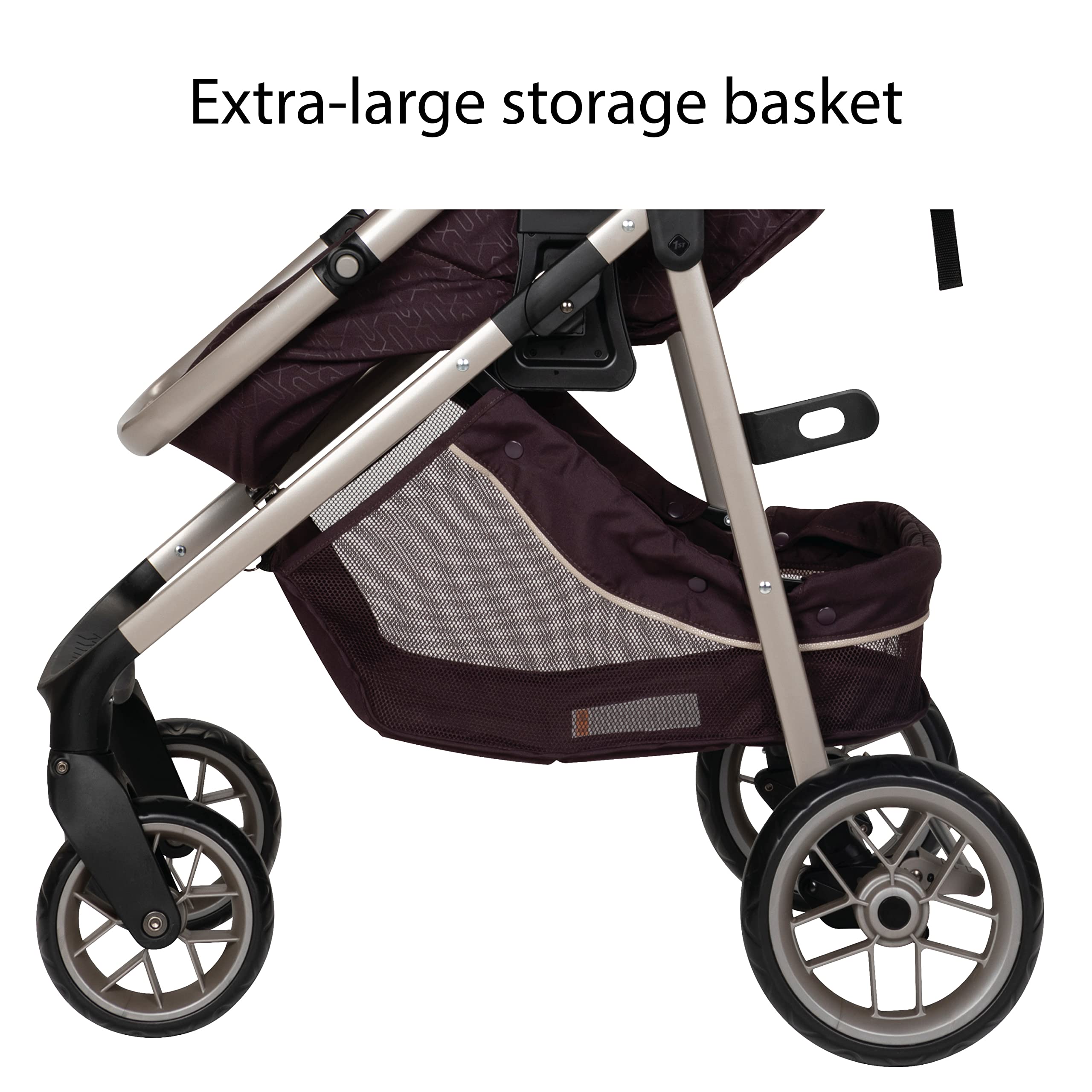 Safety 1st Deluxe Grow and Go Flex 8-in-1 Travel System, Weight Capacity from 4–35 lbs, High Street & onBoard 35 LT Adjustable Infant Car Seat Base