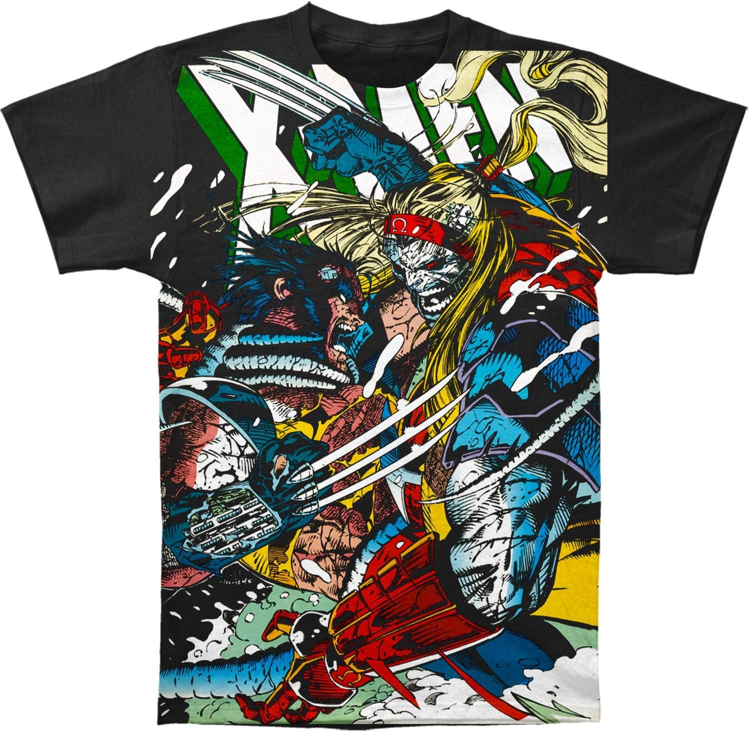X-Men Wolverine Vs Omega Red Men's T-Shirt