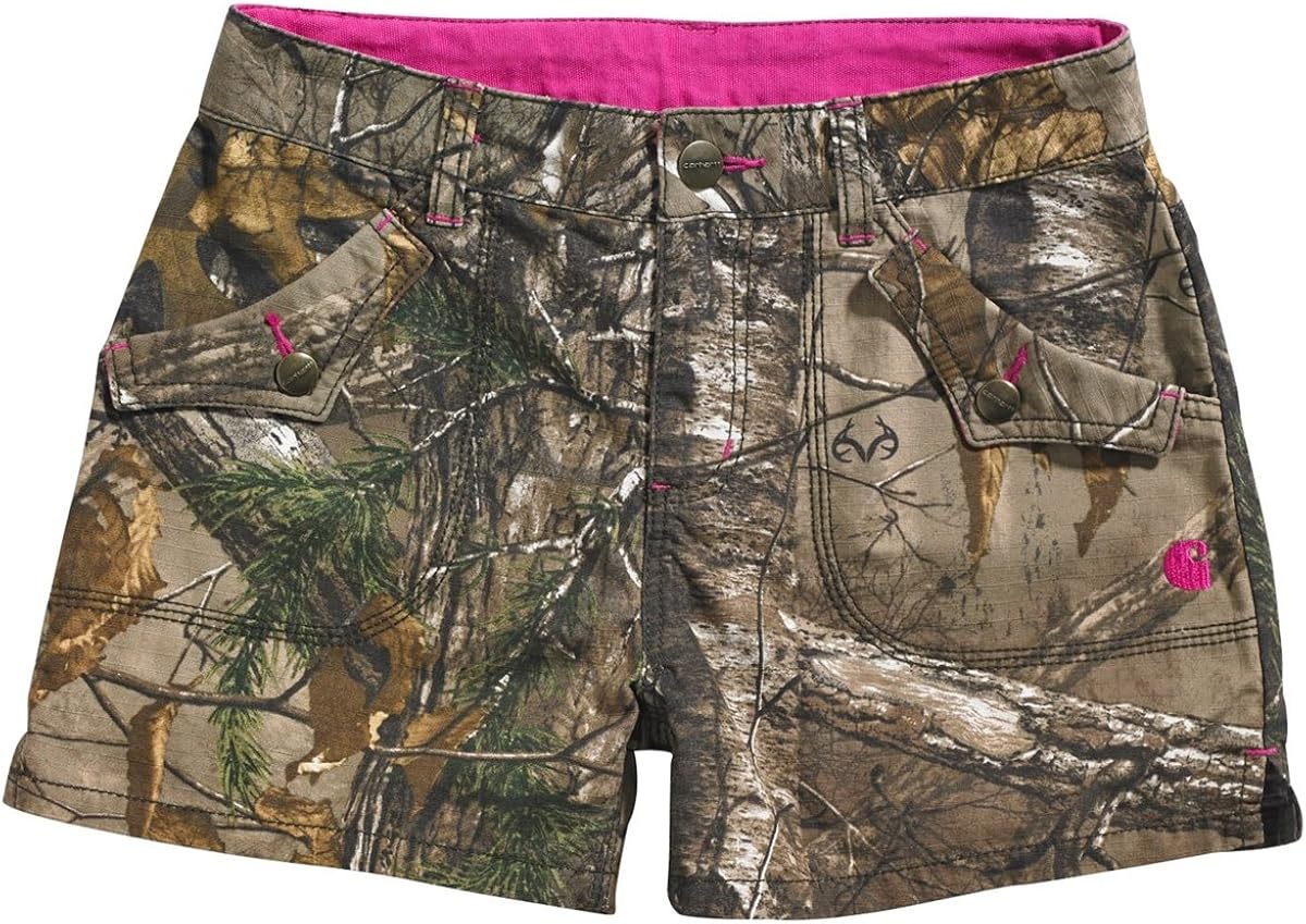 girls camo shorts