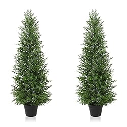 OAKRED Artificial Cedar Topiary Trees for