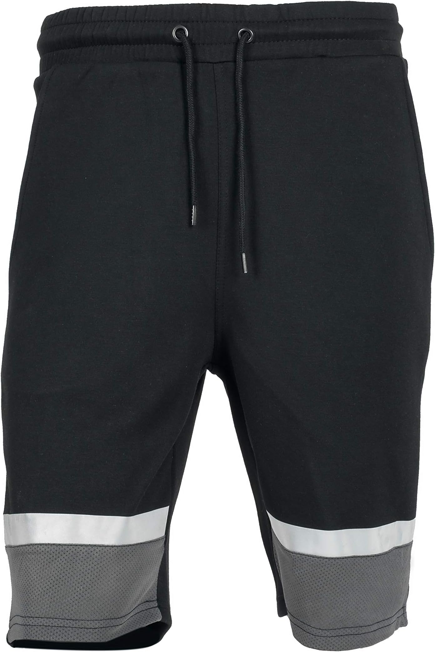 Yes Way Men's Short Pants Classic Fit Casual Soft Fleece Cargo -Black/Grey/Red(S up to 2XL)