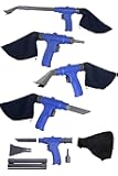 Lematec Air Tools Air Blow Gun and Vacuum with Adjustable Air Flow Trigger and 6 attachments.