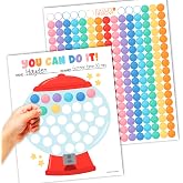 Sticker Chart for Kids Behavior Incentive Charts for Home and Classroom | 25 Reward Charts Gold Star Behavior Chart for Kids