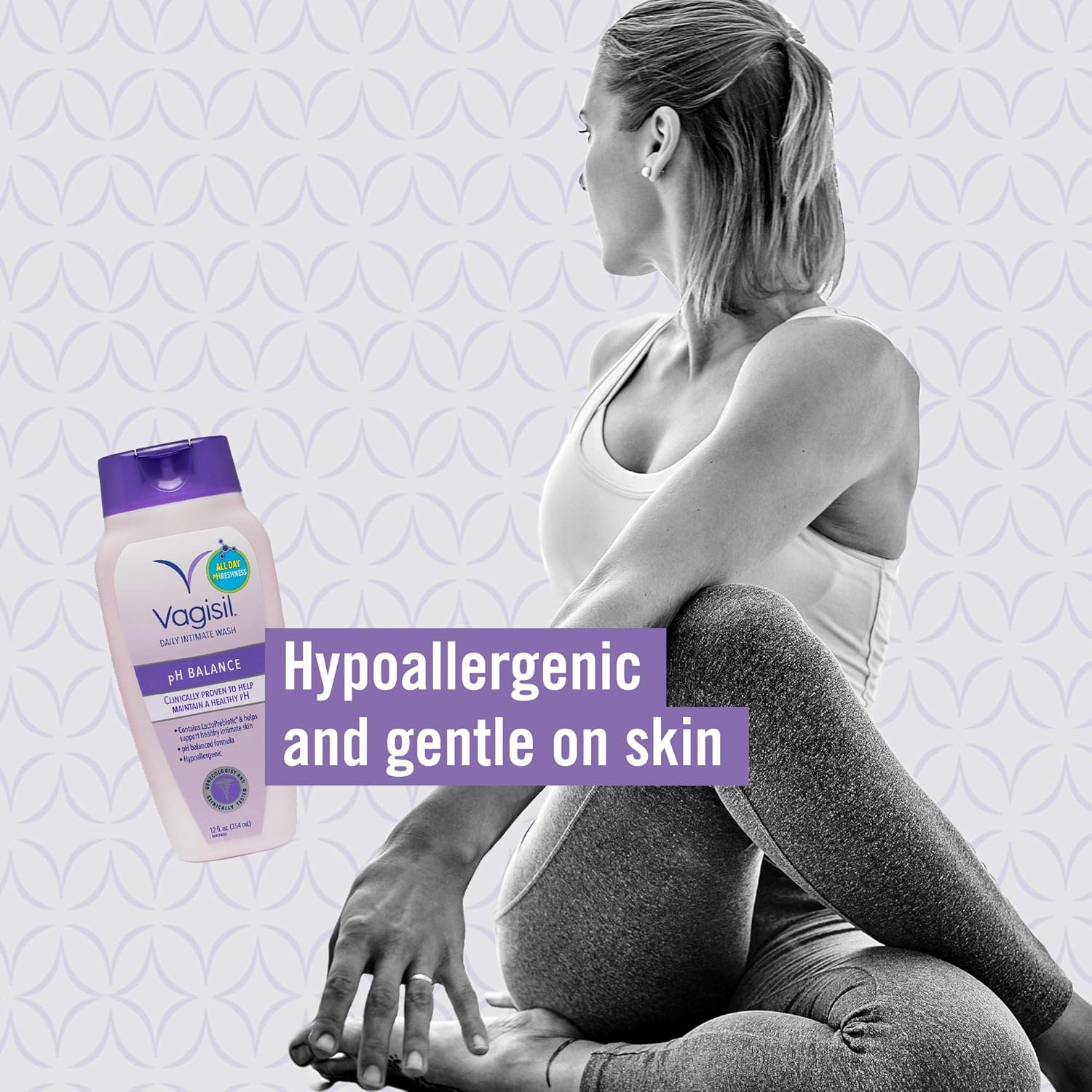 Vagisil pH Balanced Daily Intimate Feminine Wash for Women, Gynecologist Tested, Hypoallergenic, 12 Ounce: Health & Personal Care