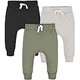 Gerber Baby-Boys Toddler 3-Pack Jogger Pants