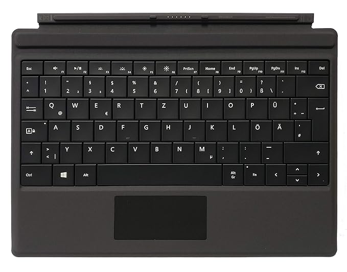Microsoft Type Cover-Tastatur für Surface 3 - Schwarz - Deutsches QWERTZ