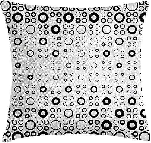 tyui7 Funda de cojín Decorativa Almohada Líneas de acorde de elipse