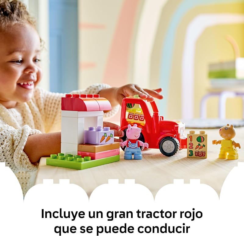 Duplo Peppa Pig Tractor and Market 10468