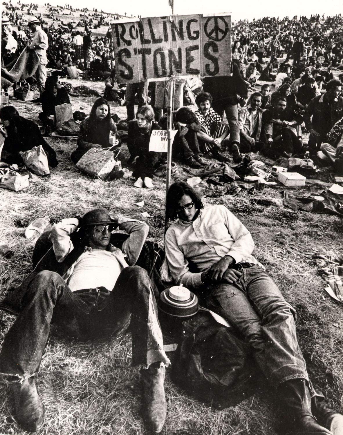 Altamont Concert by Bill Owens