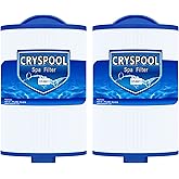 Cryspool® 06011 Filter Compatible with 6CH-47, FC-0315, PTL47W-P4, 373043 Hot Tub Filter, 47 Sq. Ft Spa Filter Cartridge, 2 Pack