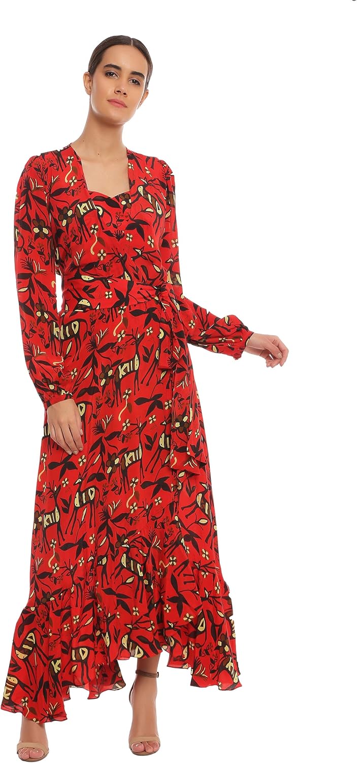 designer of wrap dress