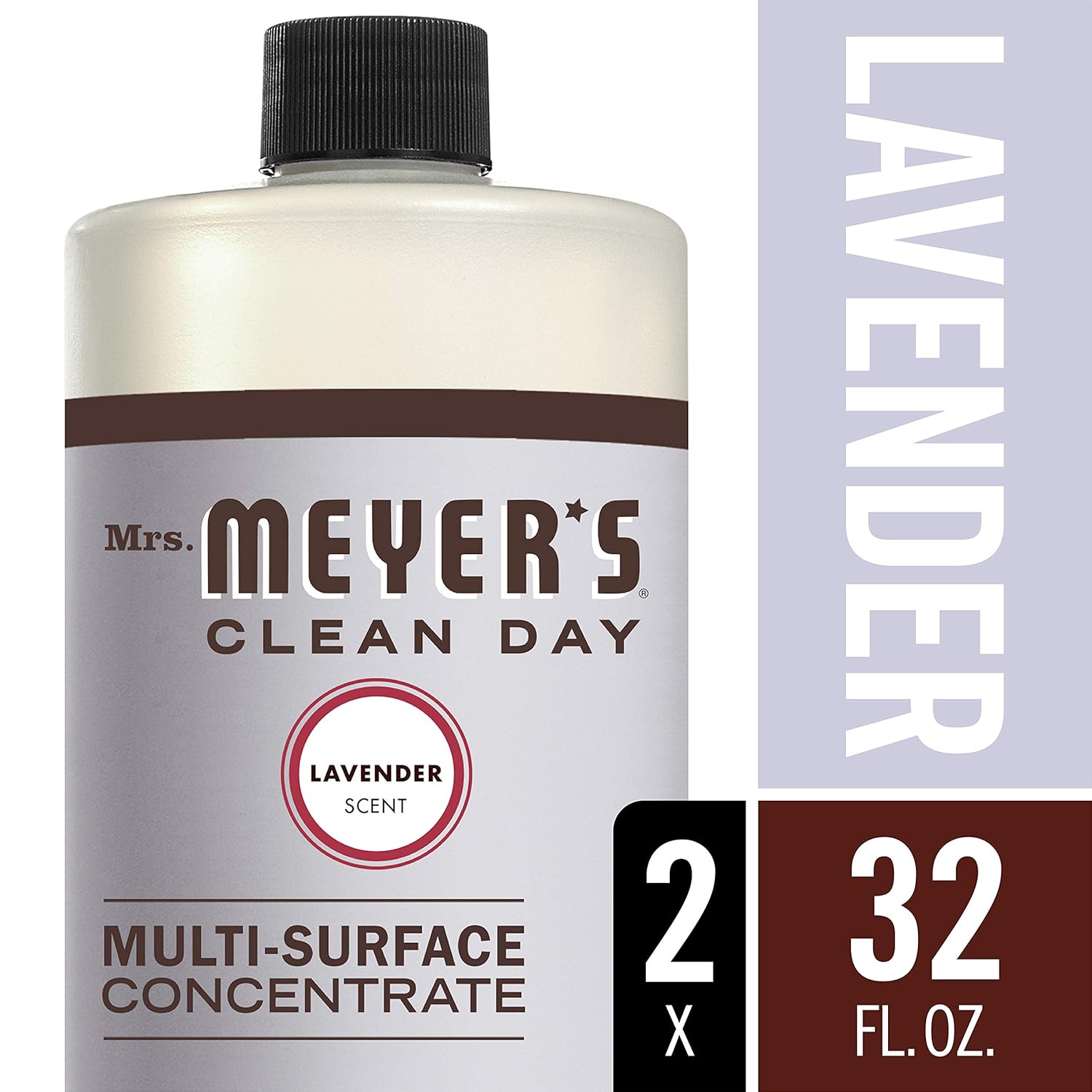 Mrs. Meyer's Clean Day MultiSurface Concentrate, Lavender, 32 fl oz, 2