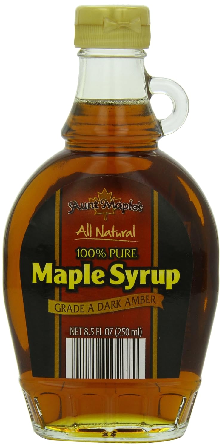 Aunt Maple's All Natural 100 Maple Syrup, Grade A Dark