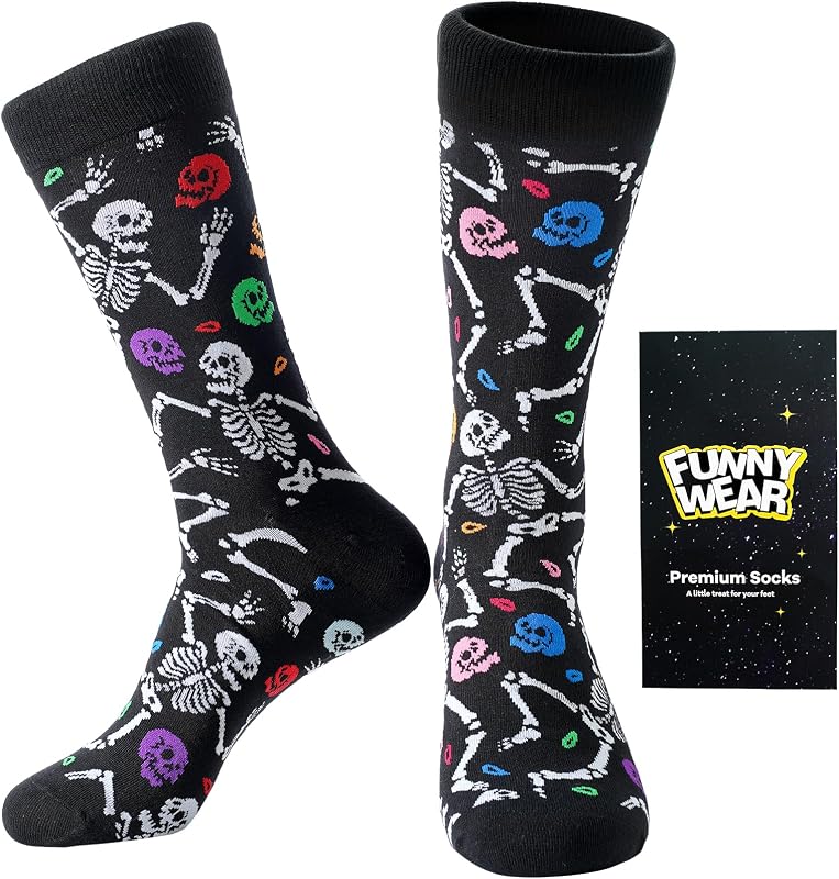Chaussettes Halloween Homme, Chaussettes Squelette Homme — photo 1 sur 7