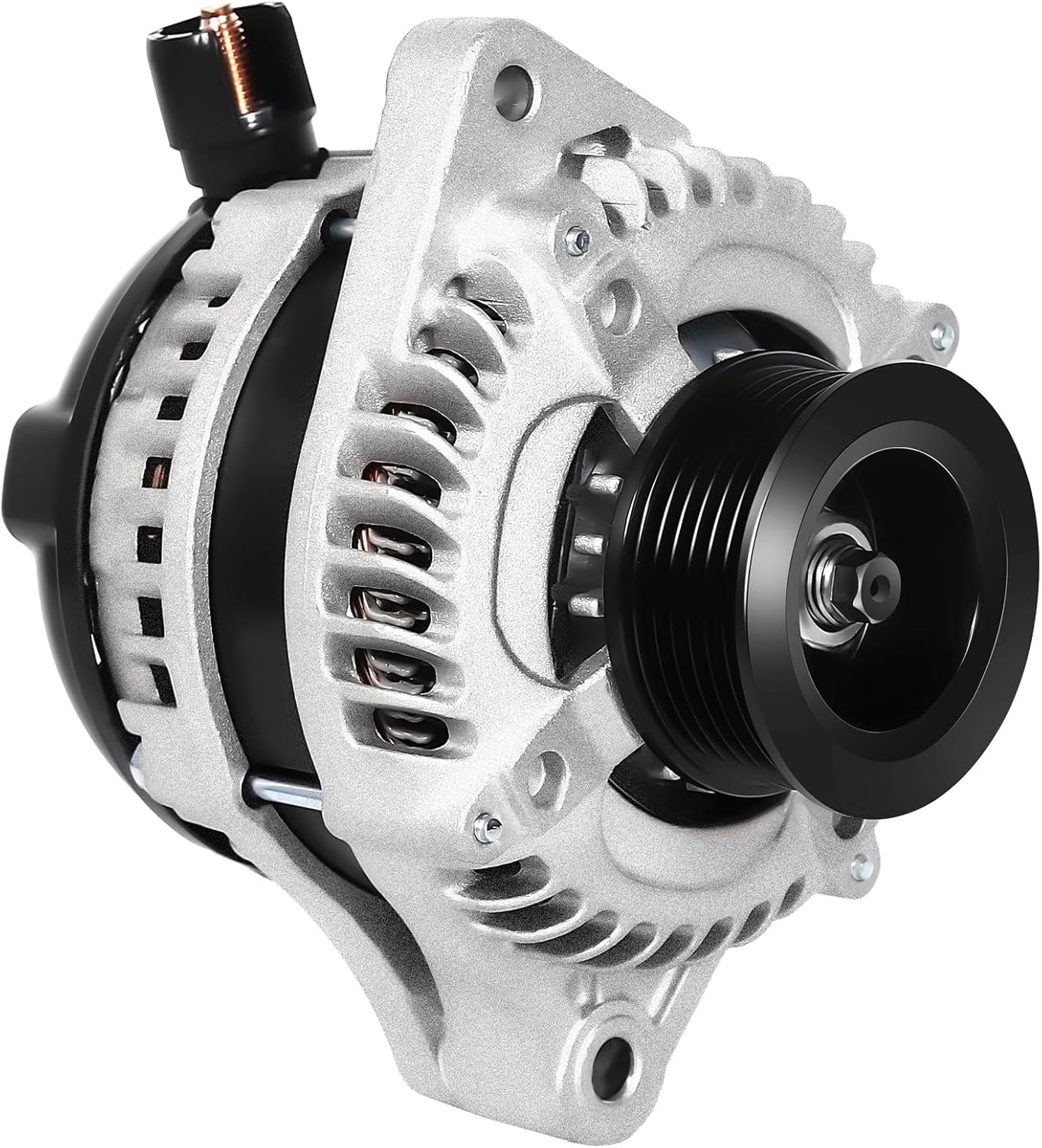Photo 1 of 11150N Alternator 130A Compatible with 2003-2009 Acura MDX 3.5L 3.7L, 2004-2008 TL 3.2L, 2005-2008 RL, 2005-2008 Honda Odyssey Pilot Ridgeline, Replace AND0339 31100-RDJ-A01 31100-RGL-A01
